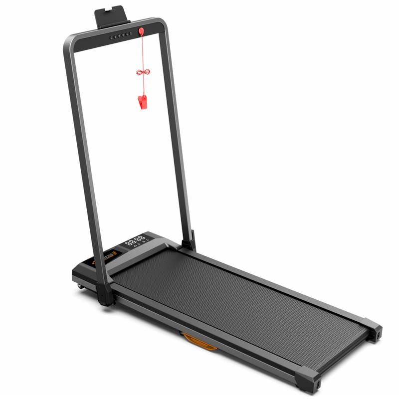 [Wellfit]2-In-1 under Desk Treadmill with Handle – 5O% OFF! Voice-Controlled, Incline Treadmill, 320Lbs Capacity – Upgrade Your Home & Office Fitness