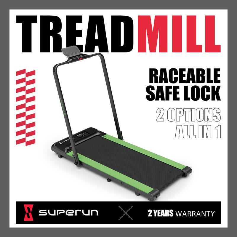 Superun CT04 2 in 1 Smart Treadmill Walking Pad Foldable Handle Bar Walking Pad