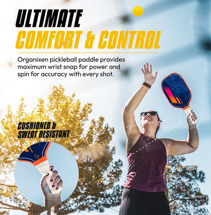 Professional Pickleball Paddle Set for Men and Women - USAPA Approved with 4 Balls, 2 Cooling Towels, and Carry Bag