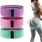 Professional Resistance Band Set - 3 Non-Slip Elastic Bands for Hip Training, Squats, Lunges, and Stretching - Ideal Gym Accessories and Holiday Gift