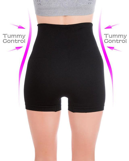 Homma Women's High-Waist Tummy Control Activewear Biker Shorts - Seamless Fitness Yoga Shorts_S737