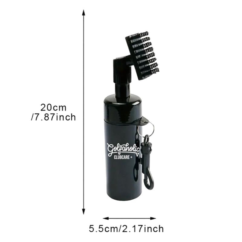 Golfaholics Golf Club Cleaner Spray Brush with Towel