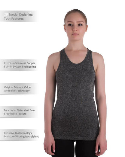 Women'S Active Tank Yoga Athletic Fitness Workout Running Racer Sportswear_Wt17