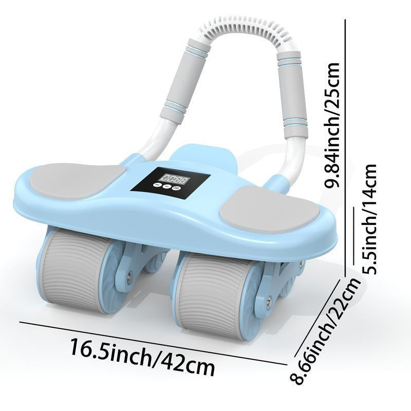 Abdominal Wheel for Men and Women - Home Fitness Equipment with Auto Rebound for Effective Core Training